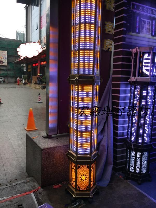 理发店转灯led电子美发大落地外新款六角超亮发廊转筒广告七彩灯在类目 商业/办公家具, 货架/展柜, 其它货架中 - 来自Buy2taobao.com提供专业的淘宝代购服务