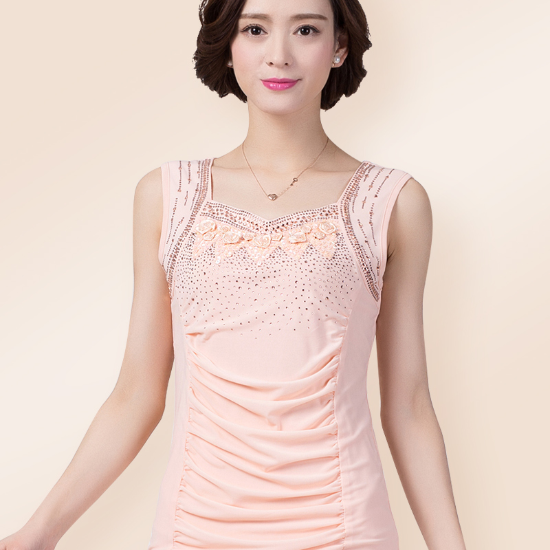 2017 summer new pattern Women's wear camisole vest Base coat Elastic force Self cultivation Ladies vest Sleeveless jacketin the Women's clothing/Boutique , Vest harness category - from Buy2taobao.com to provide professional Taobao agent buy service
