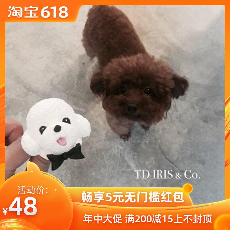TDIRISCO手工泰迪小狗贵宾犬香薰石膏香水夹子汽车出风口装饰618在类目 汽车/用品/配件/改装, 汽车用品/内饰品, 汽车香水/净化/降温剂, 车用香水中 - 来自Buy2taobao.com提供专业的淘宝代购服务