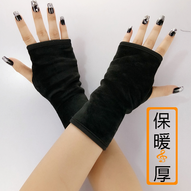 winter Warm gloves Cold proof thickening Plush Half-finger gloves student write to work in an office fashion Elastic force glovein the Home Daily , Thermal paste/Warmers/Warmers , Warm gloves category - from Buy2taobao.com to provide professional Taobao agent buy service
