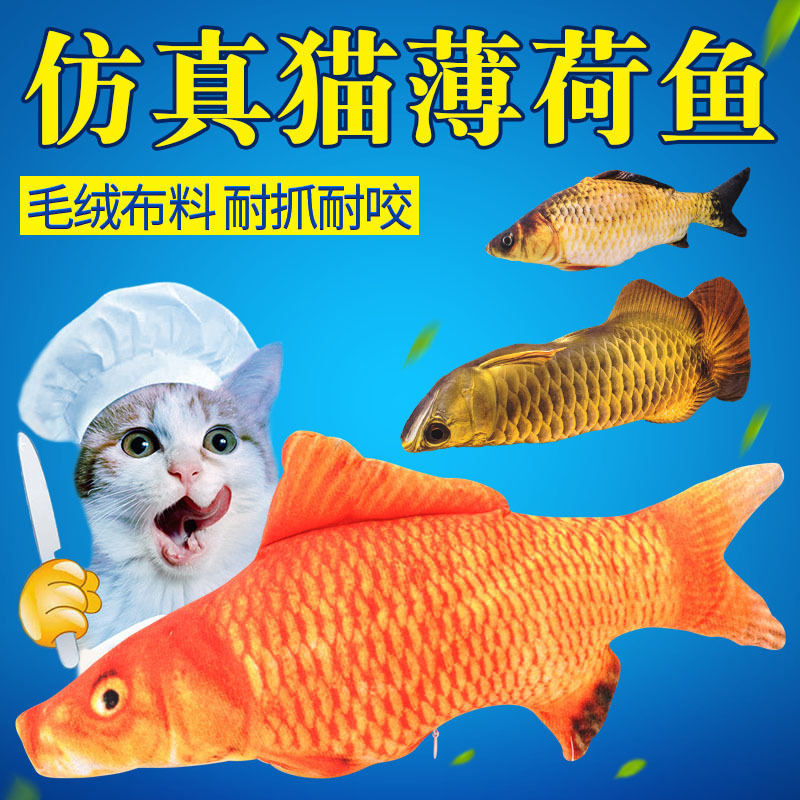 猫玩具猫薄荷鱼抱枕猫枕头 宠物仿真猫咪鱼玩具 毛绒逗猫棒猫用品在类目 宠物/宠物食品及用品, 猫/狗玩具, 发声玩具中 - 来自Buy2taobao.com提供专业的淘宝代购服务
