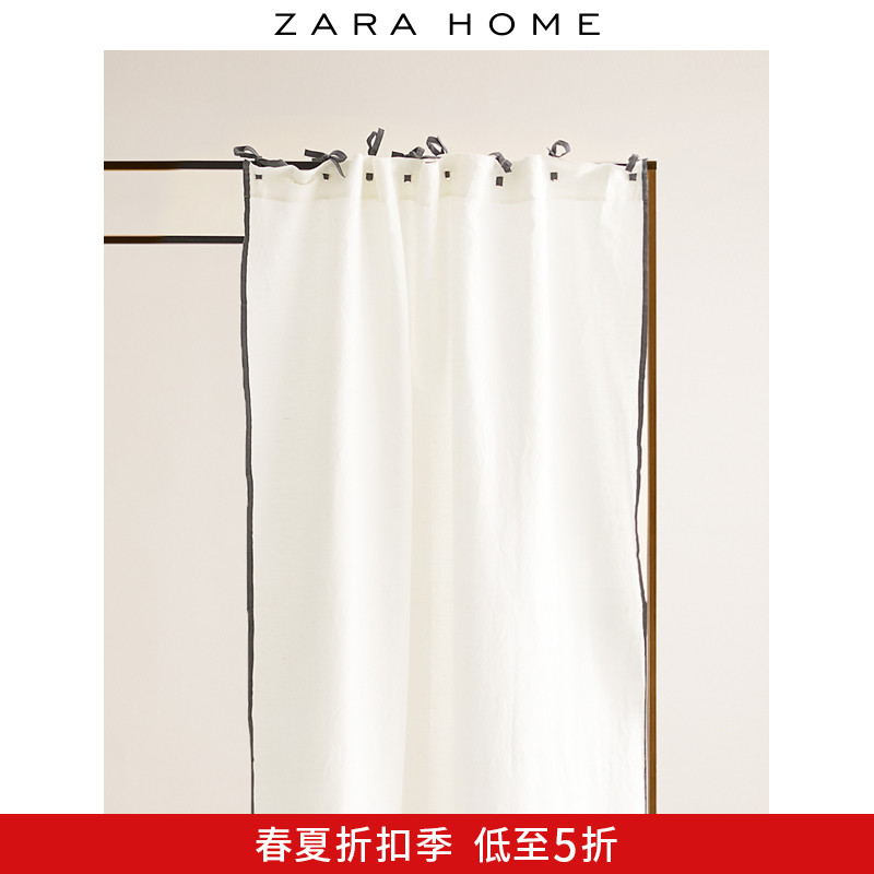 Zara Home transparent Organza cotton material curtain 40357032802in the Home Fabric , Curtains and curtain accessories , Curtains category - from Buy2taobao.com to provide professional Taobao agent buy service