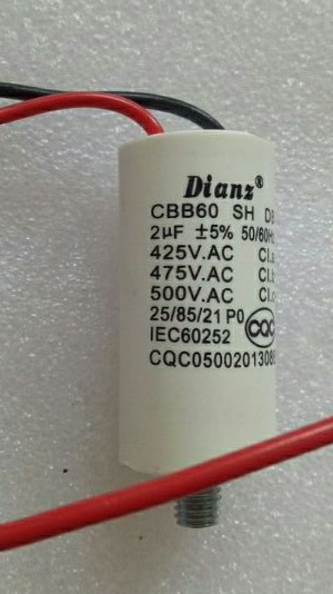 DIANZ 空调电容 洗衣机电容 冰箱电容 CBB60 2UF 425-500V|msdalam kategori Aksesori Digital 3C, pasaran komponen elektronik, komponen elektronik, kapasitor - dari Buy2taobao.com untuk memberikan perkhidmatan ejen Taobao profesional membeli