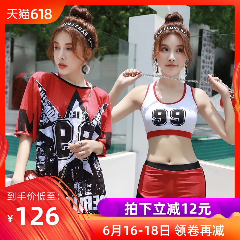 运动款泳衣女分体三件套装保守遮肚宽松学生显瘦韩国泡温泉小香风|ruв категории движение/йога/фитнес/фанаты товаров, плавание, разделить купальник - от Buy2taobao.com для оказания профессиональной услуги покупки агента Taobao