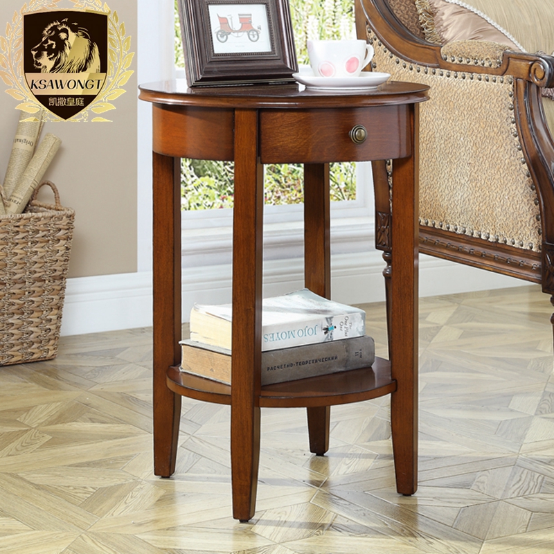 solid wood Small round table Simplicity Corner table sofa Round a few Side table American style a living room Small coffee table European style Telephone tablein the Residential furniture , Tables , Other Tables category - from Buy2taobao.com to provide professional Taobao agent buy service