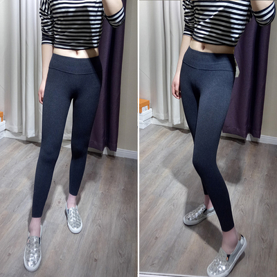 TNA加拿大同款外穿打底裤 薄款显瘦贴身百搭高腰弹力小脚九分长裤