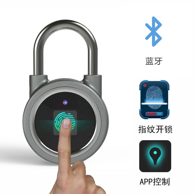 Bluetooth fingerprint Padlock intelligence outdoors gate Padlock trunk Warehouse dormitory mobile phone APP Software Controlin the Basic building materials , Home Hardware , Locks , Padlock category - from Buy2taobao.com to provide professional Taobao agent buy service