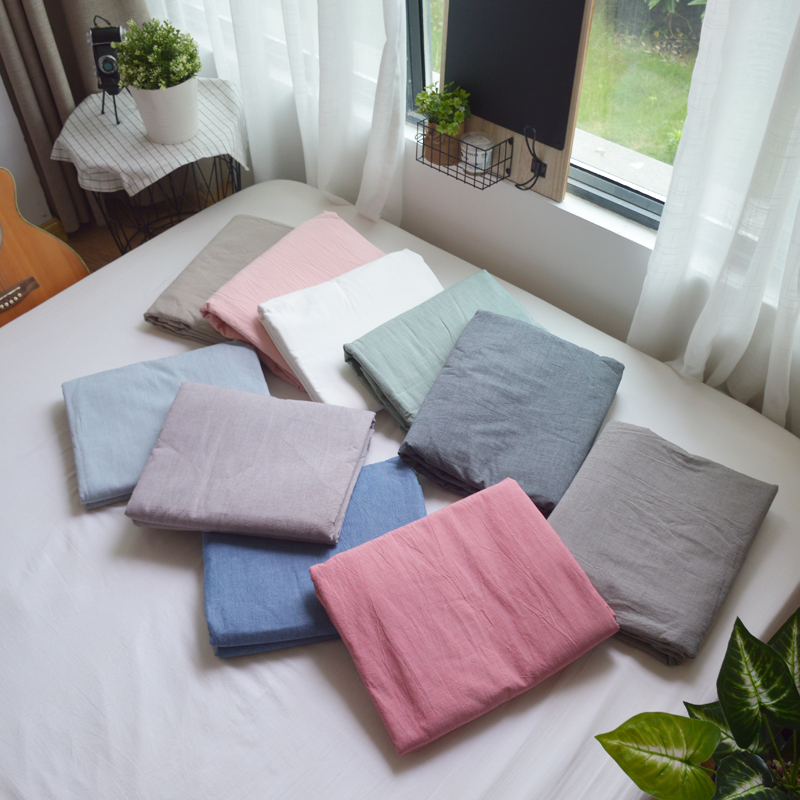 Unstamped Cotton Ichiban Washed cotton Quilt cover pure cotton lattice Japanese Single Double bed Solid singleton Quilt cover beddingin the Bedclothes , Quilt category - from Buy2taobao.com to provide professional Taobao agent buy service