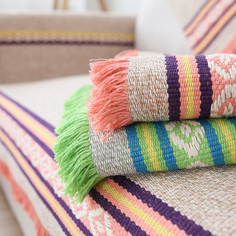 Four seasons currency Fabric art Cotton hemp Sofa cushion Flax Cotton Modern simplicity non-slip Northern Europe Sofa coverin the Home Fabric , Cushion/Cushion/Sofa cushion , Sofa cushion category - from Buy2taobao.com to provide professional Taobao agent buy service