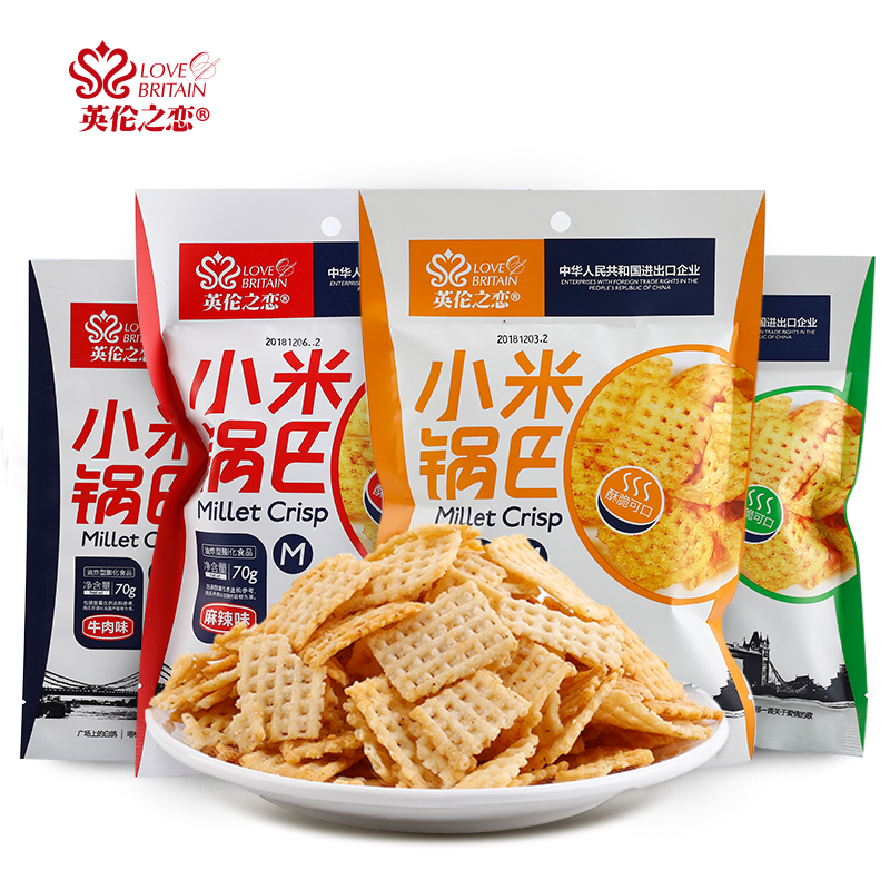 England Millet crust manual snacks snack Snack foods bulk Full container Sure Long time Crabin the Snacks/Nuts/Specialty , Biscuit/Popped , Expanded Food category - from Buy2taobao.com to provide professional Taobao agent buy service