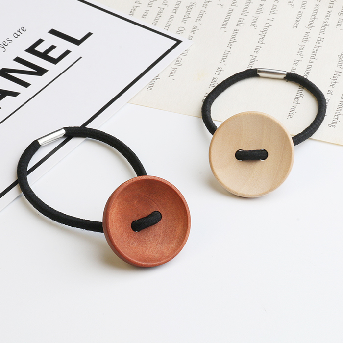 Hair rope Korea woodiness Korean hair ring fashion Retro Cute Buttons Hair Elastic Tousheng Headdress Hairdressingin the Family/Personal Cleaning Tools , Personal care cleaning appliances , Headband/Hairnet category - from Buy2taobao.com to provide professional Taobao agent buy service