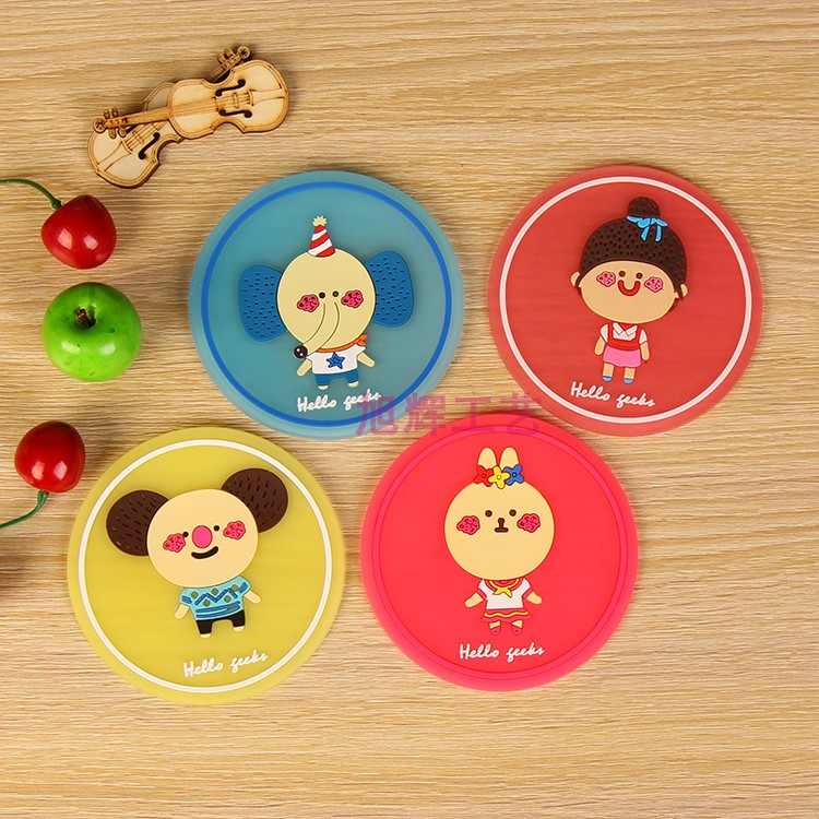 Europe and America originality gift Cartoon table silica gel non-slip mat circular At a loss sale Coaster Explosive moneyin the Tableware , Cup/Cups/Kettle , Coaster category - from Buy2taobao.com to provide professional Taobao agent buy service