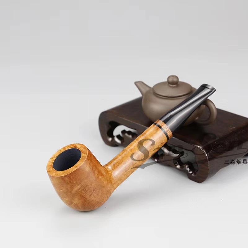 Imported Chinese Photinia Wood manual solid wood medium , please Canada Long handle medium , please pipe 9MM Send Accessoriesin the ZIPPO/Swiss Army Knife/Glasses , Smoking , Pipe category - from Buy2taobao.com to provide professional Taobao agent buy service