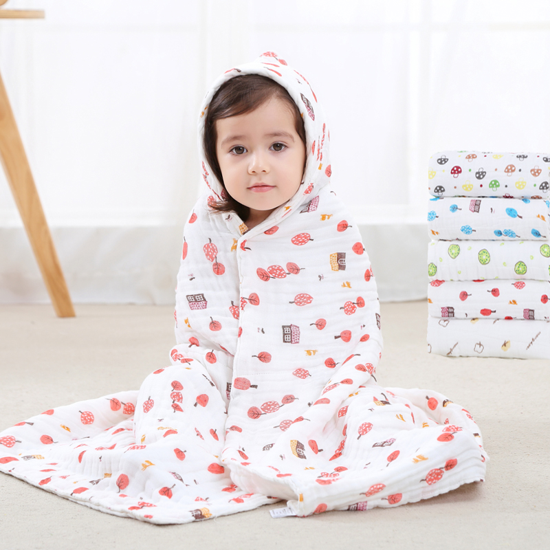baby Gauze Bath towel baby pure cotton water uptake towel Cap cloak Newborn Supersoft thickening Increase 96in the Diapers/Care/Feeding/Push lathe , Baby bath skin care products , Bath towel category - from Buy2taobao.com to provide professional Taobao agent buy service