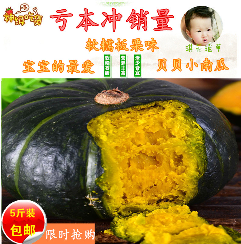 Babe Pumpkin Little Pumpkin Myanmar Pumpkin Pregnant mother baby Complementary food Chinese chestnut 5 poundsin the Aquatic meat/Fresh fruits and vegetables/Cooked , Fresh vegetables/Vegetable products , Fresh vegetables , Other category - from Buy2taobao.com to provide professional Taobao agent buy service