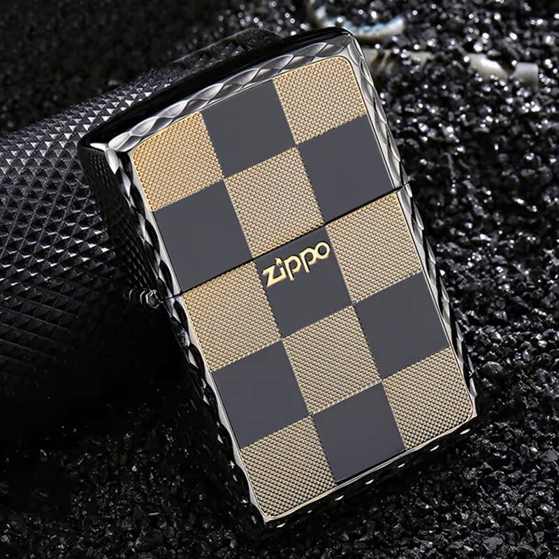 zippo打火机原装正品韩版镀金格子黑冰方格男士限量正版防风刻字在类目 ZIPPO/瑞士军刀/眼镜, 品牌打火机及配件, ZIPPO/芝宝中 - 来自Buy2taobao.com提供专业的淘宝代购服务