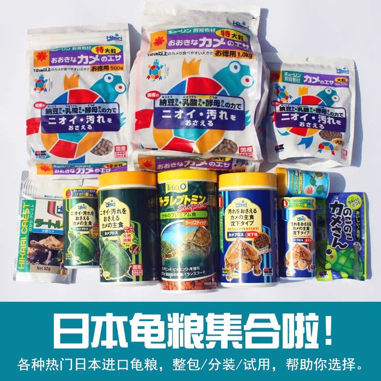 包邮日本进口三色水龟粮增色粮幼龟粮基础粮大颗粒饲料送虾干在类目 宠物/宠物食品及用品, 水族世界, 观赏龟/鳖饲料中 - 来自Buy2taobao.com提供专业的淘宝代购服务