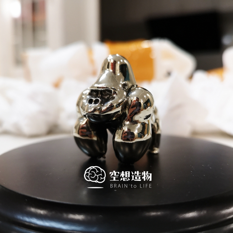 空想造物不二马趴式大猩猩特别金属版限量手办收藏摆件桌面创意礼|ruв категории плесень играть/Аниме/вокруг/cos/настольные игры, руки/яйцо/кукла/BJD/солдат, кукла/украшения/оборудование кукла - от Buy2taobao.com для оказания профессиональной услуги покупки агента Taobao