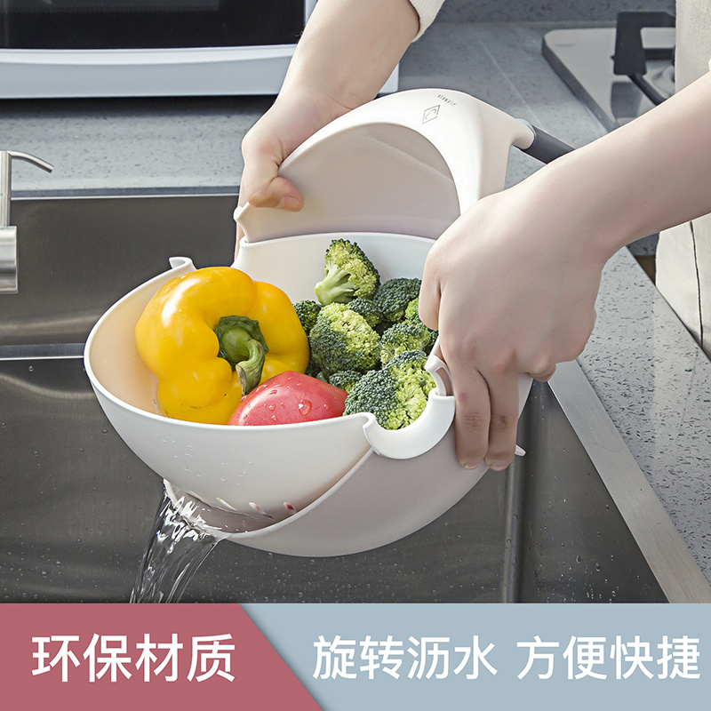 household Trays Leach basket kitchen fruit Artifact kitchen rotate Fruit plate Shopping basket originality a living roomin the Tableware , Tableware , Fruit bowl/Fruit plate/Hamper category - from Buy2taobao.com to provide professional Taobao agent buy service
