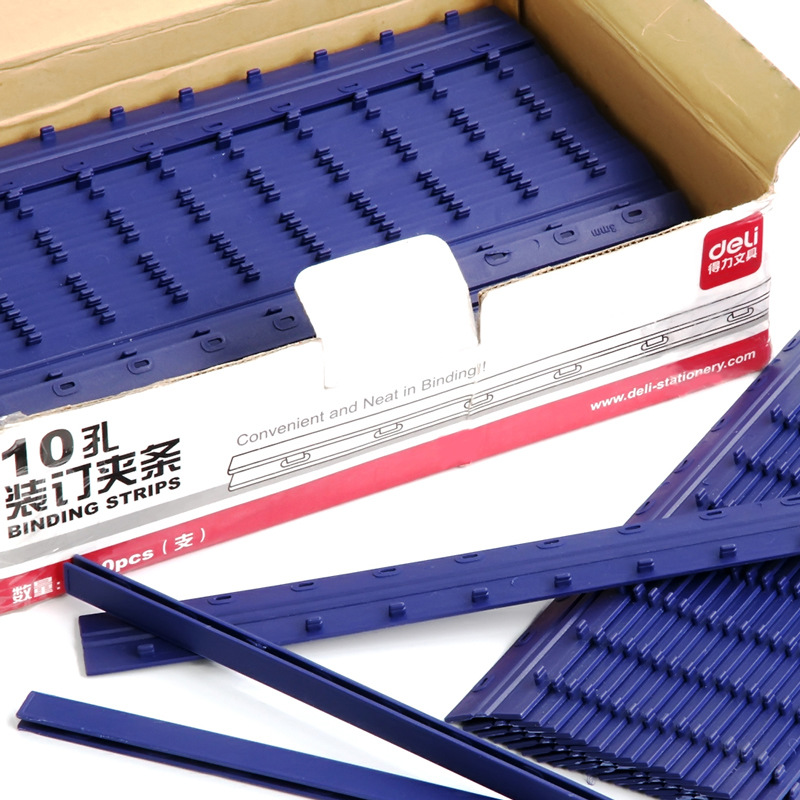 得力3825装订压条300*5mm 10孔 高品质装订耗材100根/盒|ruв категории электронный словарь/электрический бумажных книг/канцелярские принадлежности, переплёт товаров, бумажник/длиннохвостый зажим - от Buy2taobao.com для оказания профессиональной услуги покупки агента Taobao