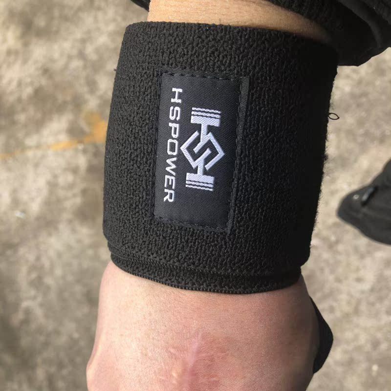 悍苏体育 健身护腕 器械健身加压力量举握推助力弹力绷带男防扭伤|msdalam kategori sukan/Yoga/kecergasan/bekalan peminat, Keselamatan Sukan - dari Buy2taobao.com untuk memberikan perkhidmatan ejen Taobao profesional membeli