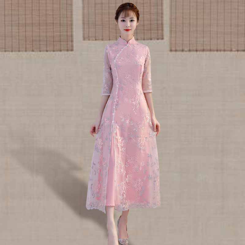 奥戴中袖走秀蕾丝连衣裙爱衣服女装品牌iefmg爱依服美迹春夏装|ruв категории Детская одежда, детей ципао/костюм/национальная одежда, ципао - от Buy2taobao.com для оказания профессиональной услуги покупки агента Taobao