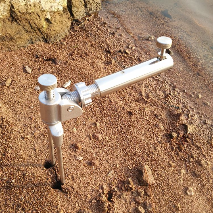 Stainless steel Ground insertion battery Bracket Hand pole universal adjust fishing gear parts Fishing Suppliesin the Outdoor/Mountaineer/Camping/Travel Goods , Fishing equipment , Stand category - from Buy2taobao.com to provide professional Taobao agent buy service