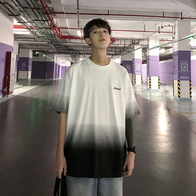 2019夏季新款超火cec潮流短袖t恤韩版潮牌男士宽松男装半截袖衣服