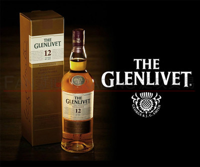 洋酒the glenlivet excellence 12yo格兰威特12年醇萃