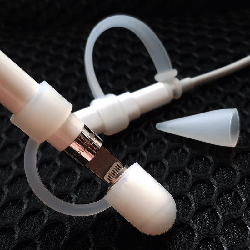 Apple Pencil手写笔保护套笔帽防丢器苹果iPad Pro笔袋硅胶套配件|msdalam kategori Aksesori Digital 3C, Tablet Aksesori PC, kes tablet/Shell - dari Buy2taobao.com untuk memberikan perkhidmatan ejen Taobao profesional membeli