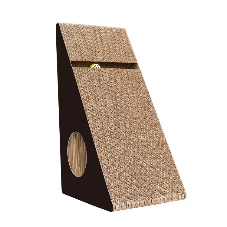 Cool Triangle Scratching Corrugated paper Upright Wall Steep hill Small bell Toys Cat bedin the Pet/Pet food and supplies , Cat/Dog Toys , Scratching category - from Buy2taobao.com to provide professional Taobao agent buy service