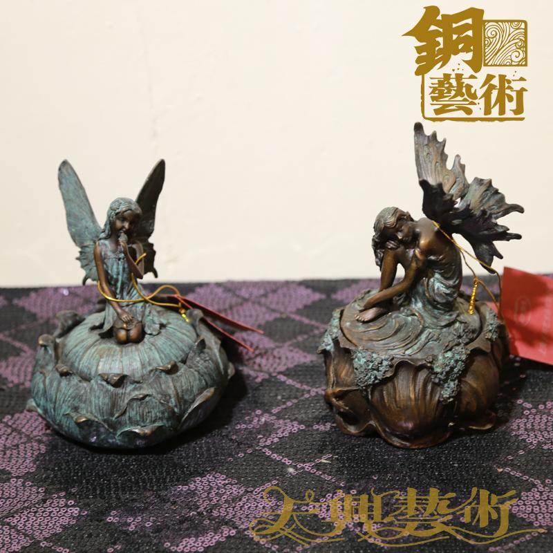 现货纯铜工艺品 少女烟缸首饰盒 家居雕塑艺术品|ruв категории Домашний быт, украшения - от Buy2taobao.com для оказания профессиональной услуги покупки агента Taobao