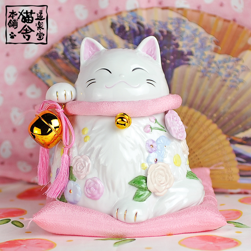 猫舍道乐堂本铺 鎏金花猫 日本招财猫摆件家居 陶瓷招财猫储蓄罐在类目 家居饰品, 装饰器皿, 招财猫中 - 来自Buy2taobao.com提供专业的淘宝代购服务