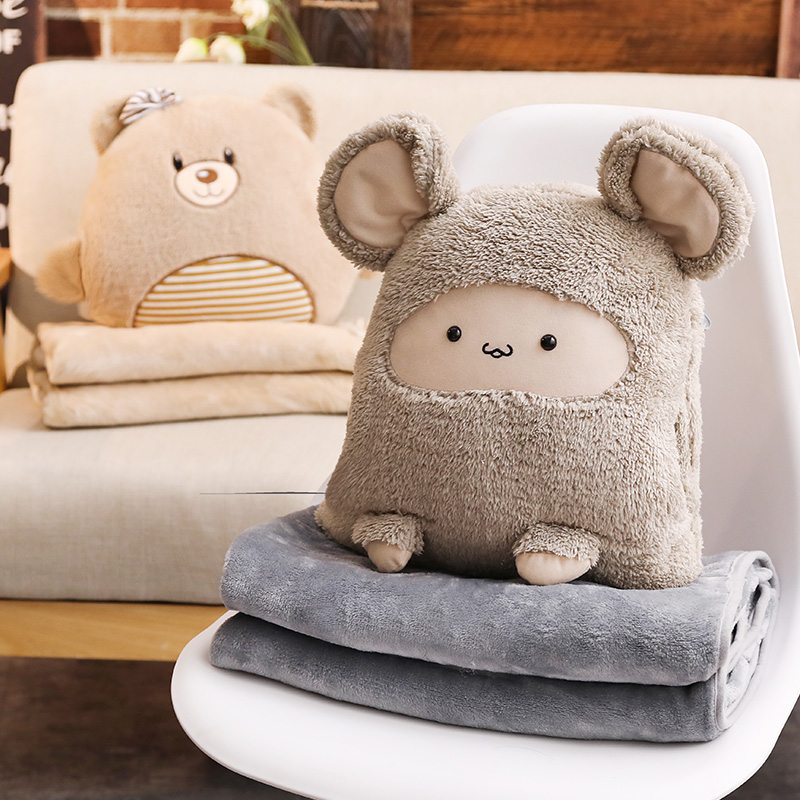 fold blanket Pillows quilt Dual use Cartoon summer multi-function Triple Office Siesta personalityin the Home Fabric , Pillow/Pillow category - from Buy2taobao.com to provide professional Taobao agent buy service