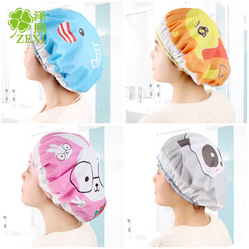 T2123 Meng Department lovely Cartoon take a shower Shower cap Japanese waterproof Bathing cap Shampoo cap Shower capin the Family/Personal Cleaning Tools , Personal care cleaning appliances , Shower cap category - from Buy2taobao.com to provide professional Taobao agent buy service