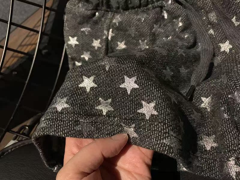 左拓 2019夏装新款银星星印花纯棉毛圈休闲大码女装运动短裤 热裤|ruв категории Женская одежда, брюки, брюки - от Buy2taobao.com для оказания профессиональной услуги покупки агента Taobao