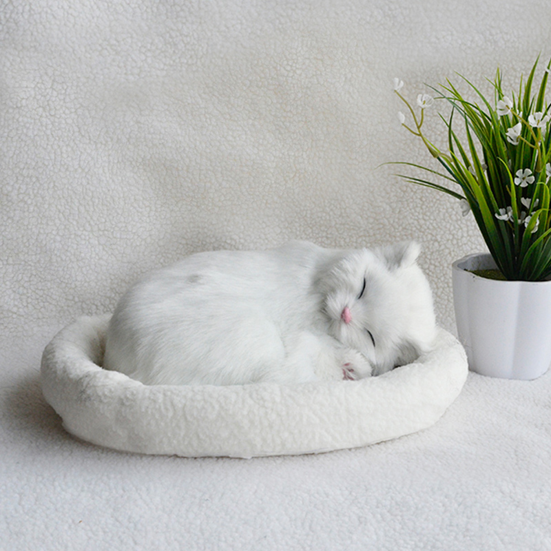 布偶玩偶公仔假会呼吸的小猫咪毛绒玩具仿真模型可爱猫猫动物摆件在类目 玩具/童车/益智/积木/模型, 仿真/过家家玩具, 仿真/动物玩偶中 - 来自Buy2taobao.com提供专业的淘宝代购服务