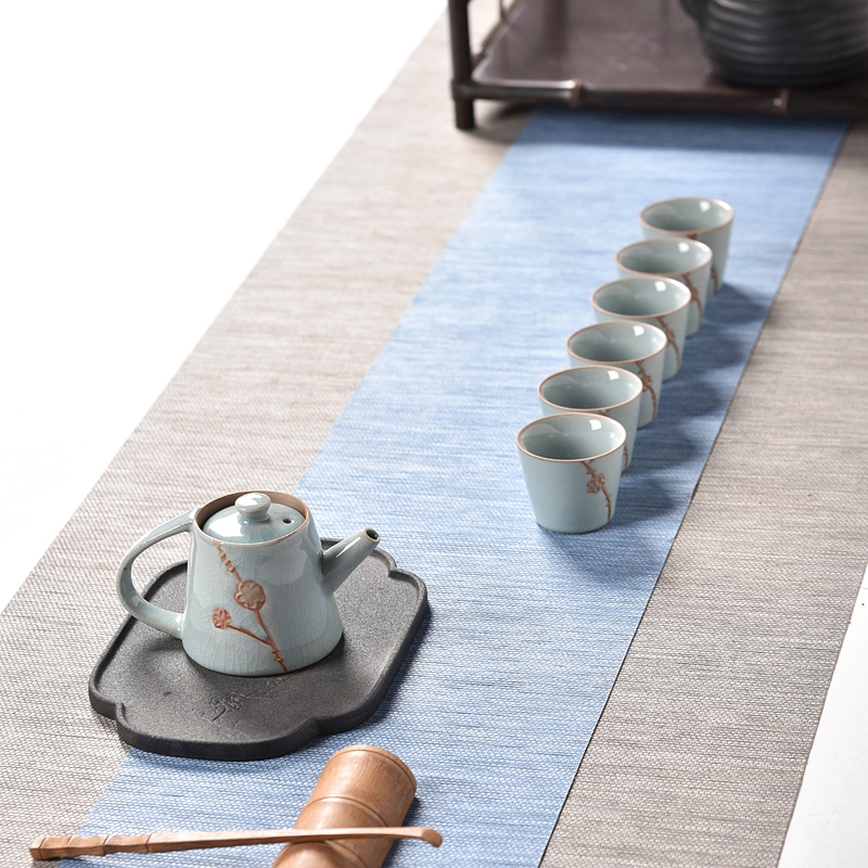 Ge Plum pot 7 sets Dehua 300 Package delivery)in the Tableware , Tea set , Kung Fu Tea category - from Buy2taobao.com to provide professional Taobao agent buy service
