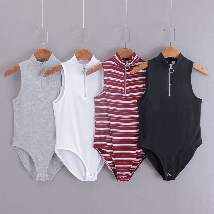 Knitted piece pants new pattern Women's wear High collar Zipper button Solid Pinstripe Elastic force Conjoined shorts 8271in the Women's clothing/Boutique , Pants , Casual pants category - from Buy2taobao.com to provide professional Taobao agent buy service