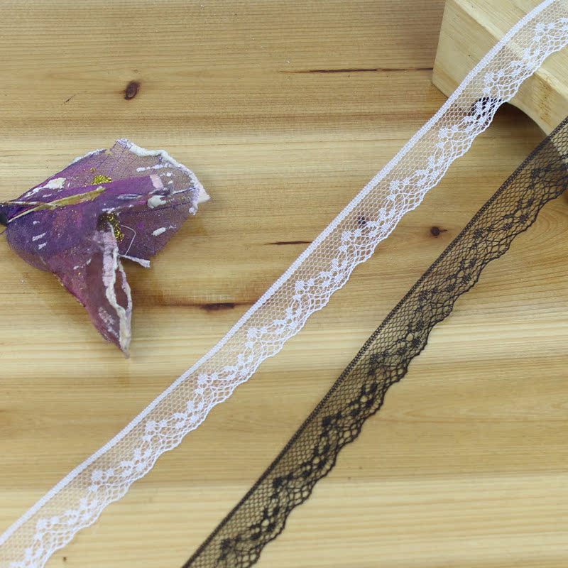 无弹蕾丝花边 DIY手工花边辅料 黑白色花边蕾丝辅料 特价 可批发在类目 居家布艺, 窗帘门帘及配件, 辅料配件, 花边/蕾丝中 - 来自Buy2taobao.com提供专业的淘宝代购服务