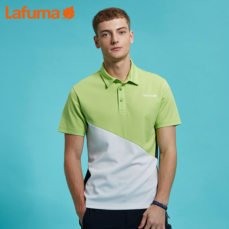 France LAFUMA Yue Fei Ye man summer outdoors Lapel POLO Mosaic t-shirt LMTS8BS16in the Outdoor/Mountaineer/Camping/Travel Goods , Outdoor clothing , Quick-drying underwear , Quick-drying T-shirt category - from Buy2taobao.com to provide professional Taobao agent buy service