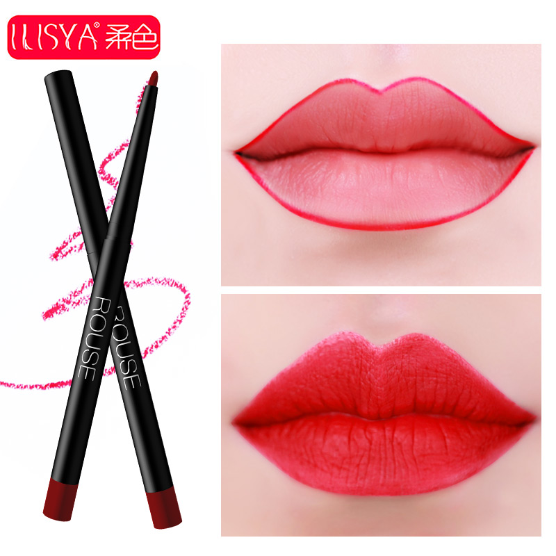 ILISYA Soft color pencil waterproof Lasting Easy Bleaching Matte Outline Lips beginner Blushersin the Makeup/Perfume/Beauty tools , Blushers/Lip Liner category - from Buy2taobao.com to provide professional Taobao agent buy service