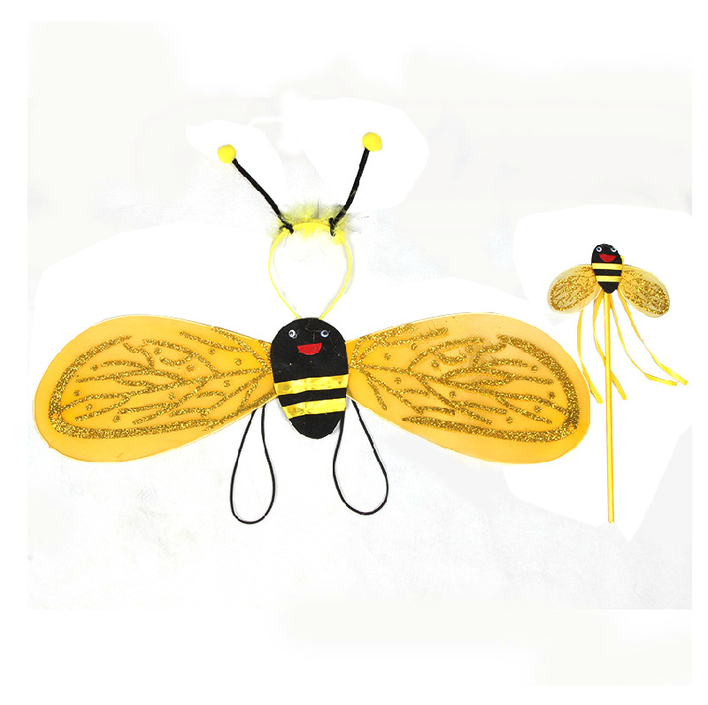 Halloween honeybee perform wing Christmas honeybee game wing Three-piece Suite Bat wings butterfly wing angelin the Play mode/Anime/Periphery/cos/Board games , Meet/Magic Supplies , Gathering tools/Decoration , Wing/Angel Stick category - from Buy2taobao.com to provide professional Taobao agent buy service