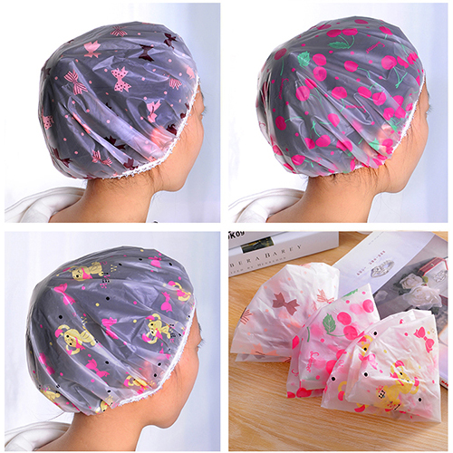 waterproof Shower cap adult Bathing cap Female models take a shower Bathing Headgear kitchen Supplies cook Cooking Lampblack Hatin the Family/Personal Cleaning Tools , Personal care cleaning appliances , Shower cap category - from Buy2taobao.com to provide professional Taobao agent buy service