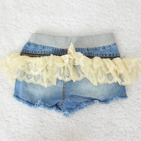 热销<em>儿童</em>袜子 大童热裤子 潮<em>韩版</em>可脱卸蕾丝拼