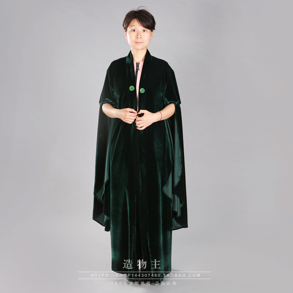 哈利波特周边麦格教授Minerva McGonagall女巫魔法袍子披风Cos在类目 模玩/动漫/周边/cos/桌游, Cosplay服饰/道具/服务, Cosplay女装中 - 来自Buy2taobao.com提供专业的淘宝代购服务