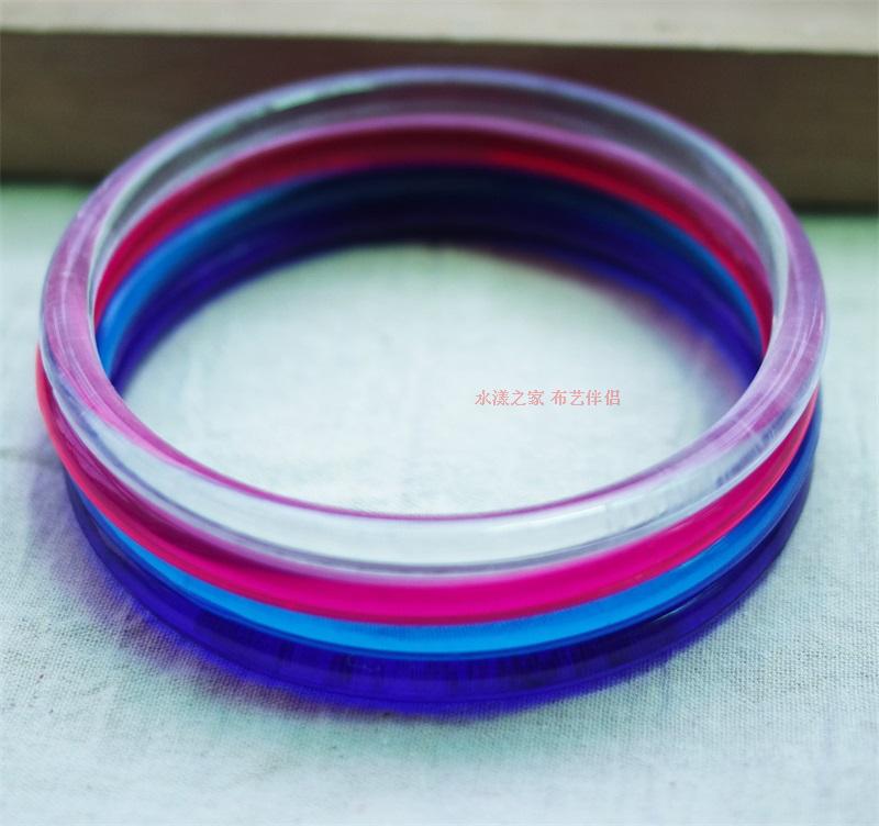 Four-color 14.5cm transparent plastic cement ring Wan Bao Handle bag diy Banding 11 element/Toin the Accessories/Leather belt/Hat/Muffler , Shoes and bags/Belt Accessories , Bag Accessories , Bail category - from Buy2taobao.com to provide professional Taobao agent buy service