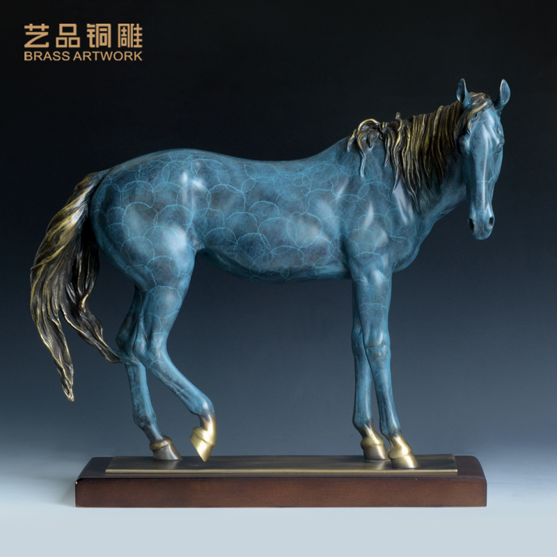 Art Church Copper Horse Fengshui Decoration a living room Lucky Gain an immediate victory Copper ornaments Study Artwork brassin the Home accessories , Decoration category - from Buy2taobao.com to provide professional Taobao agent buy service
