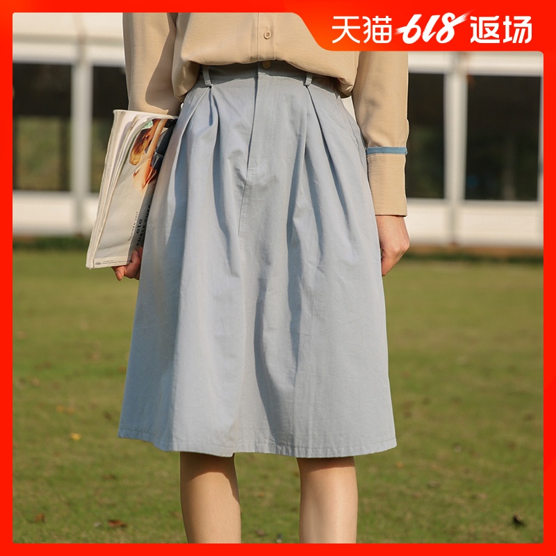 2019春秋季新款小清新文艺学院风甜美中长款半身裙港味A字裙裙女在类目 女装/女士精品, 半身裙中 - 来自Buy2taobao.com提供专业的淘宝代购服务