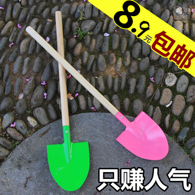 园艺种花小铲子儿童户外活动种植铲雪种树工具铲玩具挖土铁铲铁锹